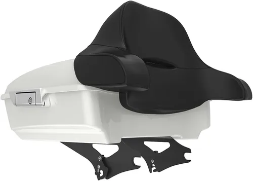 Miniatura 171 de King Tour Pack para Harley Alpine Green, cierre de paquete turístico, portaequipajes superior, soporte de montaje negro, placa de metal para Harley