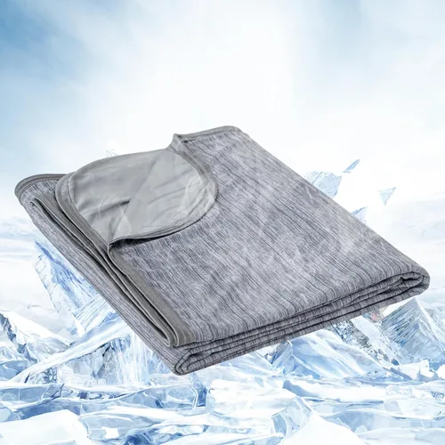 Miniatura 16 de OIGAE Manta refrescante para personas que duermen con calor – Manta fría de verano suave y ligera para sudores nocturnos, perfecta para cama, sofá