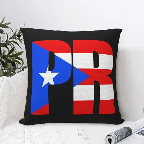 Miniatura 4 de Fundas de almohada con bandera puertorriqueña, fundas de almohada decorativas de 18 x 18 pulgadas, funda de almohada para decoración al aire libre