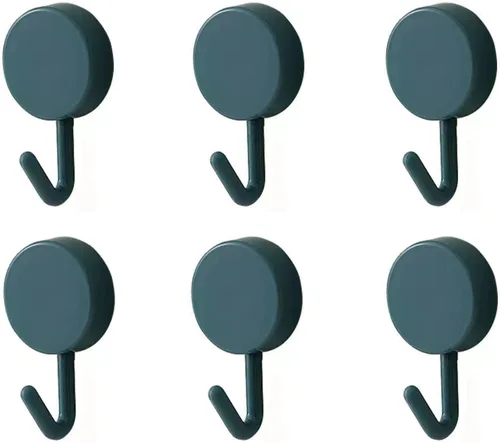 Miniatura 8 de Paquete de 6 ganchos adhesivos, bonitos ganchos para llaves para decoración de pared, para colgar sombrero, toalla, llave, gancho de toalla