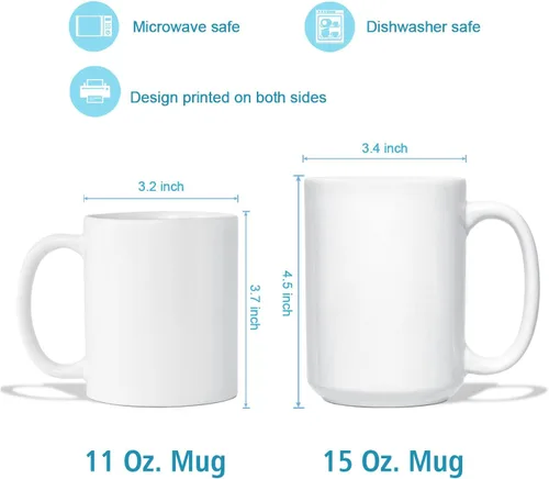 Miniatura 7 de Taza de café blanca personalizada para graduación, con texto en inglés "Behind You All Your Memories Before You All Your Dreams", taza de café de 11