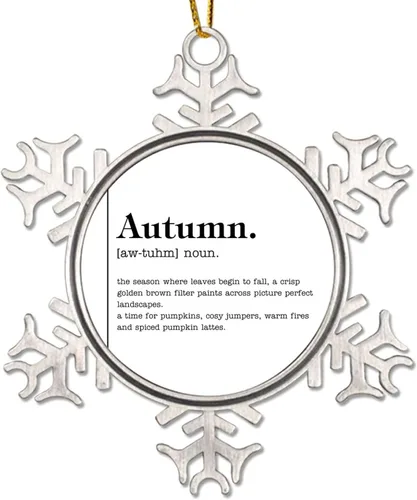Definición de sustantivo otoñal Decoración de árbol de Navidad, adorno de decoración de árbol de Navidad, definición de otoño, adornos de árbol de