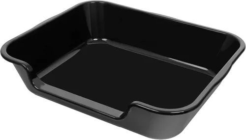 Miniatura 15 de 1 paquete de caja de arena extra grande para gatos (material ABS), corral de arena para gatos mayores de entrada baja para gatos geriátricos