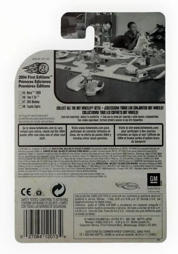 Miniatura 2 de Hot Wheels 2004 First Editions #5 Nova 1968 Super Sport Tampo #2004-5 Coche coleccionable de colección Mattel a escala 1:64 Coche de colección