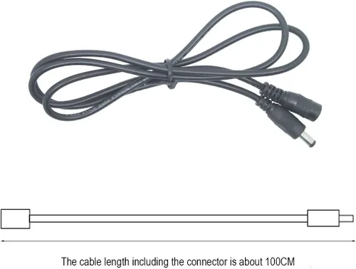 Miniatura 2 de Litever Cable de extensión de 20 awg de 3.3 pies, diseñado para luces Litever serie LL-008 debajo del gabinete. Enchufes de 0.217 in x 0.083 in