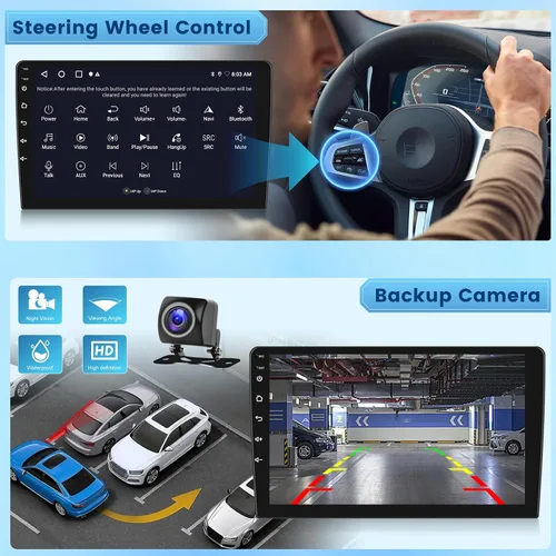 Miniatura 8 de [2+64G] NHOPEEW - Radio de coche para Ford F150 F 150 F-150 2009-2012, pantalla táctil de 9 pulgadas, Android Car Stereo, Carplay inalámbrico