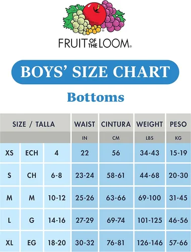 Miniatura 3 de Fruit of the Loom - Calzoncillos tipo bóxer de algodón para niño