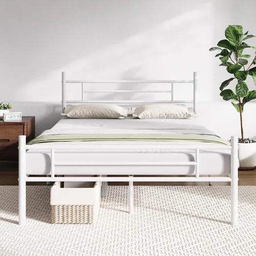 Miniatura 13 de Novilla - Base de cama individual con cabecero y estribo, base de cama de plataforma metálica de 14 pulgadas, almacenamiento debajo de la cama