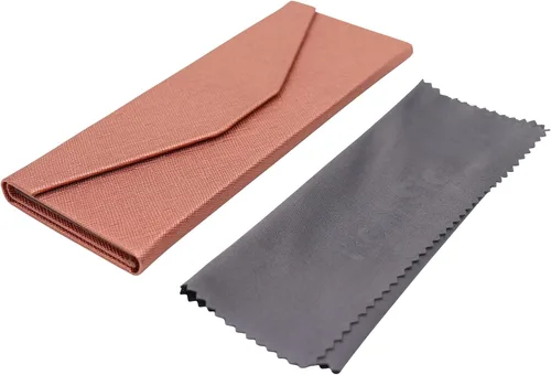 Miniatura 171 de Real Sic Funda para lentes de sol para hombres y mujeres, soporte magnético plegable para lentes de sol, inspirado en el color sólido
