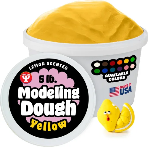 Miniatura 28 de Hygloss Play - Masa de modelado para niños, masa sensorial segura y no tóxica para artes y manualidades, bañera de 3 libras, arcilla de juego