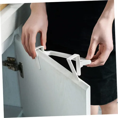 Miniatura 4 de Zerodeko Toallero de baño, barra de platos, estante de plástico para toallas, estante para colgar, 2 piezas, material ABS, soporte para toallas