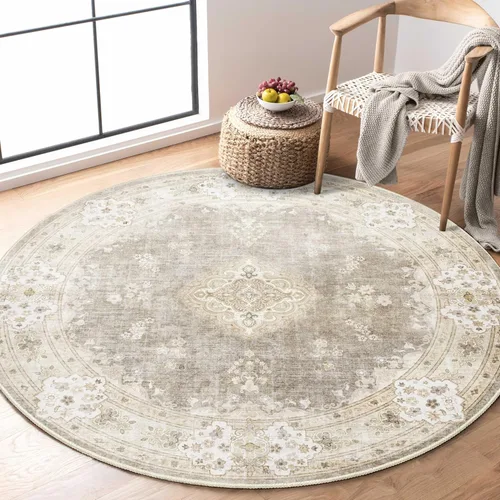 Miniatura 89 de Alfombra Verde MUJOO de 8'x10', Alfombras de Área para Sala de Estar, Alfombras Lavables, Alfombra Grande de Área, Alfombra Boho de Área de 8'x10