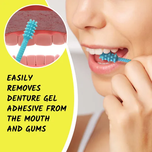 Miniatura 7 de V2 - Removedor de adhesivo de gel para dentaduras postizas de plástico duro, elimina el adhesivo de gel para dentaduras postizas de la boca