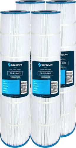 SpiroPure Repuesto para Pleatco PJAN145 Jandy CL580 CV580 R0357900 Unicel C-7482 Filbur FC-0820 Cartucho de repuesto para filtro de piscina de