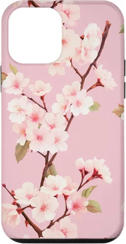 Miniatura 16 de Funda rosa pastel con patrón Japanese Cherry Blossom Floral Flower para iPhone 14 Pro