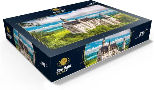 Miniatura 3 de MyPuzzle Neuschwanstein Castle On A Summer Day in Germany - Rompecabezas prémium de 100 piezas para adultos