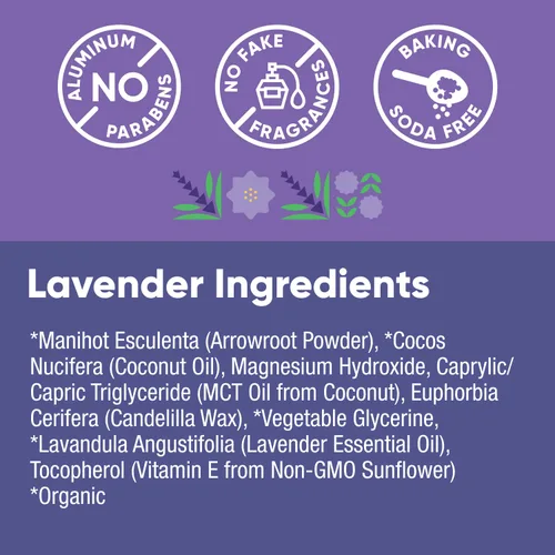 Miniatura 4 de Pretty Frank Lavender - Pasta desodorante sin aluminio (anteriormente Primal Pit Paste) sin bicarbonato de sodio, piel sensible, control de olores