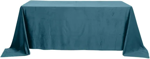 Miniatura 35 de Efavormart - Mantel rectangular de terciopelo negro prémium de 60 x 102 pulgadas para eventos de fiesta de boda