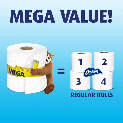 Miniatura 7 de Charmin Essentials - Mega rollos de papel higiénico suave, 9