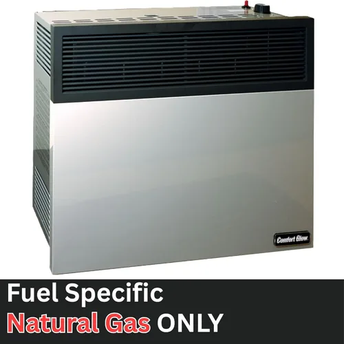 Miniatura 4 de Comfort Glow Calentador de pared de gas natural de ventilación directa de 17,000 BTU, gris, grande