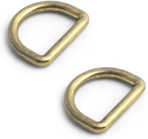 Miniatura 15 de Ganchos giratorios de metal con anillos en D y hebillas deslizantes para bolso arcoíris Tri-Glides..