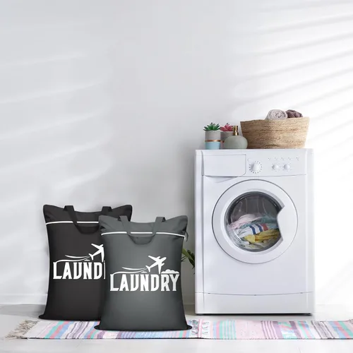 Miniatura 9 de 2 bolsas grandes de viaje para lavandería, lavables, impermeables, para ropa sucia, trajes de baño, ropa de gimnasio, lavandería, piscina, yoga