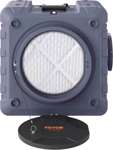Miniatura 9 de VEVOR Depurador de aire con filtración de 3 etapas, máquina de aire negativo apilable 550 CFM, limpiador de aire con MERV10, carbono, H13 HEPA