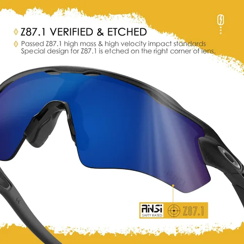 Miniatura 28 de Lentes de repuesto ANSI Z87.1 para gafas de sol Oakley M2 Frame OO9212