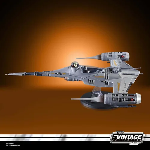 Miniatura 6 de Star Wars The Vintage Collection The Mandalorian's N-1 Starfighter, The Mandalorian - Vehículo y figuras de acción de 3.75 pulgadas, para edades