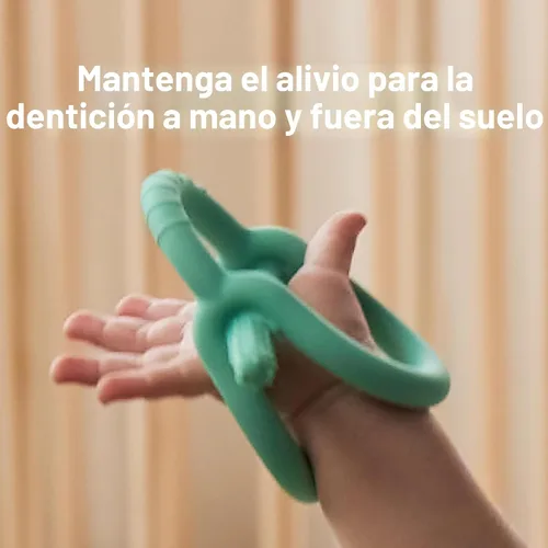 Miniatura 2 de Frida Baby Get-A-Grip - Mordedor de silicona para aliviar el dolor de dentición, sin BPA, juguetes de dentición de grado alimenticio para bebés