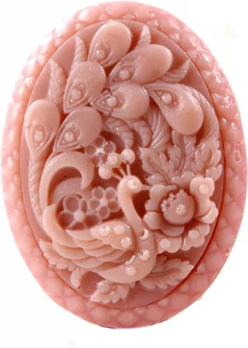 Molde de pavo real S364 Craft Art Silicone Soap Molds Craft Molds DIY Moldes de vela hechos a mano