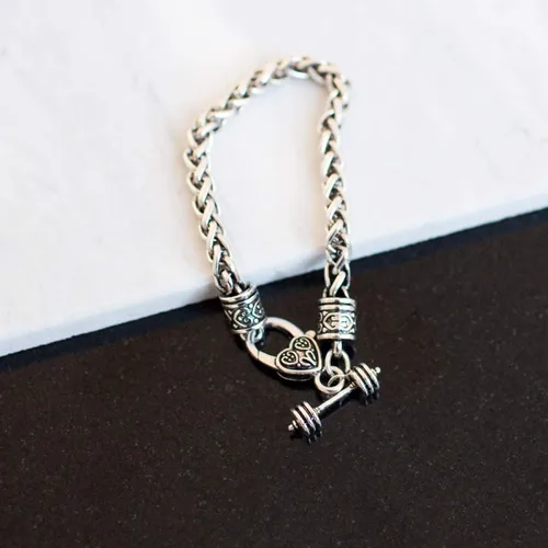 Miniatura 2 de Inspired Silver - Pulsera de plata con dije personalizado y circonitas cúbicas.