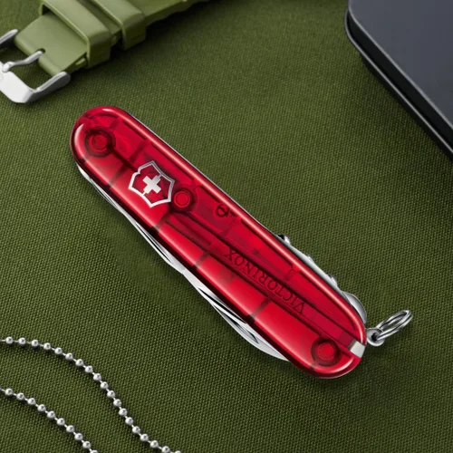 Miniatura 2 de Victorinox Huntsman - Cuchillo suizo del ejército, 15 funciones, cuchillo de bolsillo de fabricación suiza con hoja grande, destornillador, tijeras