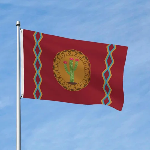 Miniatura 2 de Bandera de Panteera Wayuu de doble cara de 3 x 5 pies, banderas para exteriores, banderas decorativas duraderas para interiores y patio, banderas