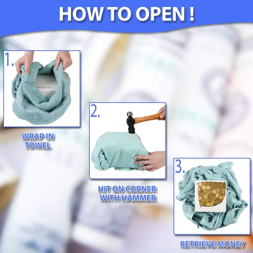 Miniatura 7 de Hucha de cerámica para adultos, debe romperse para sacar el dinero