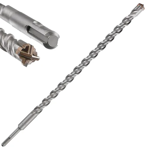 Miniatura 8 de Wensilon Kit de brocas para hormigón de 8 pulgadas, material de carburo de doble rosca de tipo cruzado, adecuado para hormigón, ladrillo, paredes
