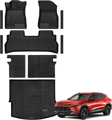 Miniatura 10 de Alfombrillas y forro de carga y respaldo para Chevrolet/Chevy Suburban/GMC Yukon XL 2021-2026 de 7 asientos, protección para todo tipo de clima