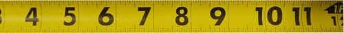 Miniatura 3 de Johnson Level & Tool 1806-0016 - Cinta magnética para sitio de trabajo, 25 pies, negro/amarillo, 1 cinta