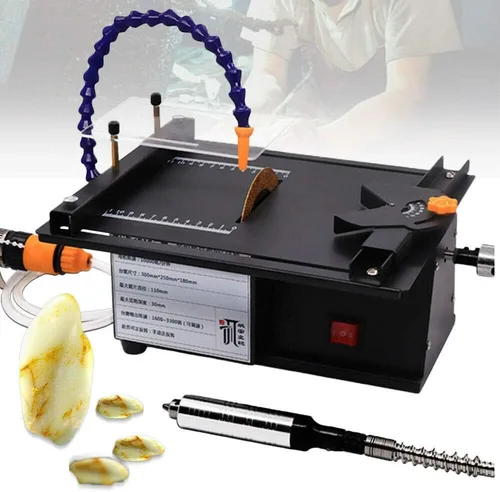 Máquina de pulir de jade, máquina pulidora de jade de joyería, máquina de tallado de cincel ajustable de 7 velocidades, 110 V, grabado eléctrico de