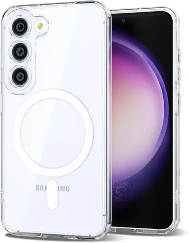 Miniatura 139 de Svanove para Samsung Galaxy S22 Funda de teléfono de silicona magnética, compatible con Magsafe, linda para mujeres, brillante color brillante, gel