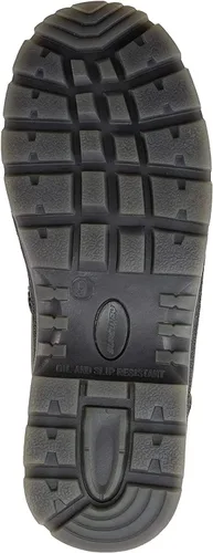 Miniatura 6 de SUREWAY Botas de trabajo sin cordones para hombre, mejoradas antideslizantes/resistentes al agua, peligro eléctrico, botas de trabajo mecánico
