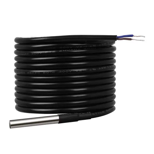 Miniatura 2 de Sensor de temperatura de batería Renogy para controladores de carga solar Renogy, 118×0.03×0.03 pulgadas, Compatible con controladores de carga