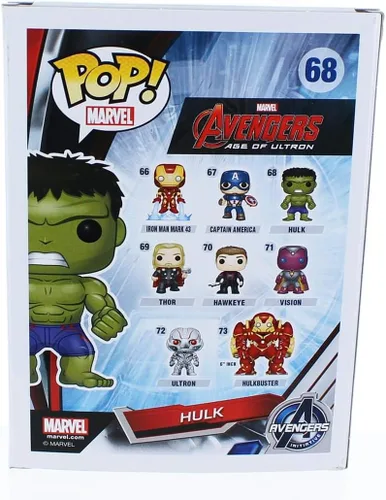 Miniatura 3 de Figura de vinilo de Hulk con cabeza redonda de película Funko POP: los vengadores 2 de Marvel.