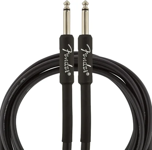 Miniatura 2 de Fender Cable de instrumento de serie Professional, cable de guitarra de 10 pies, listo para escenario con diseño antitorceduras, negro