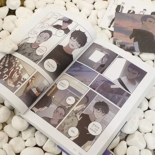 Miniatura 5 de Nuevo libro de ficción de cómics de Here U are D Jun Works BL Comic Novel Campus Love Boys Youth Comic Fiction Books
