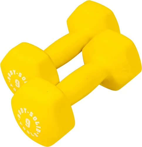 Miniatura 2 de Body-Solid Tools Neoprene Dumbbell for Weight and Aerobic Strength Training, Pilates & Physical Therapy, Hand Weights for Men and Women, Commercial