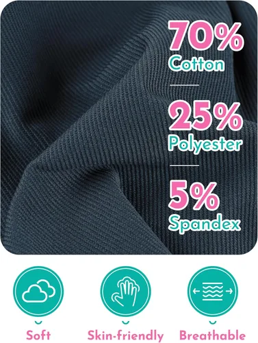 Miniatura 24 de Resinta Paquete de 3 pantalones deportivos de algodón para niños pequeños, pantalones deportivos con bolsillo, ropa de entrenamiento