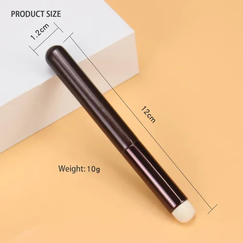 Miniatura 2 de Cepillo de labios, cepillo de manchas de labios de cabeza redonda, efecto mate profesional aplicadores de brillo de labios, cepillo de maquillaje