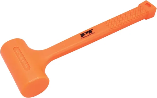 Miniatura 10 de Performance Tool M7234 - Juego de martillo de soplado muerto con tapa de latón, martillos de bola y muerto y revestimiento de uretano, naranja