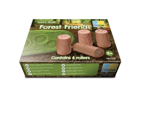 Miniatura 7 de Yellow Door Let's Roll, Forest Friends Rollers, juego de 6
